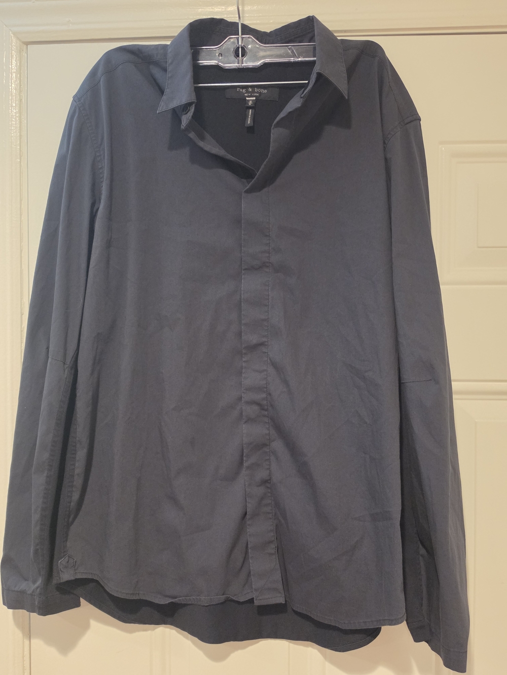 rag & bone Men's Button-Down Shirt in Black